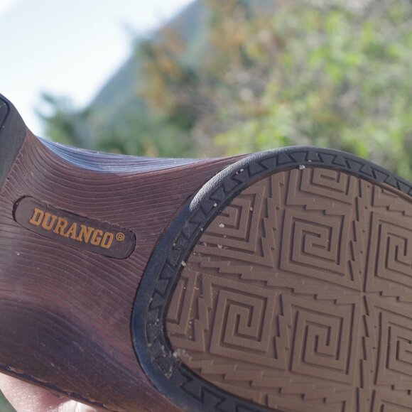 Ladies Leather Studded Clogs By Durango - Picture 5 of 11